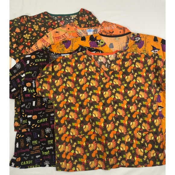 Tops - Scrubs gently used mixed brands nursing scrubs mixed Sizes XL-2XL mixed colors